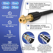 10 - 30M Rohrreinigungsschlauch Max. 240Bar für Kärcher K2 - K7, LAVOR, Bosch Hochdruckreiniger