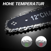 12-inch battery chainsaw – brushless motor, automatic lubrication & chain tensioning, dual 4 Ah battery