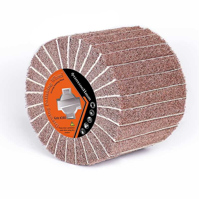 Cepillo rodillo abrasivo Satinierwalze para metal y madera – óxido de aluminio PA y carburo de silicio, varios granos
