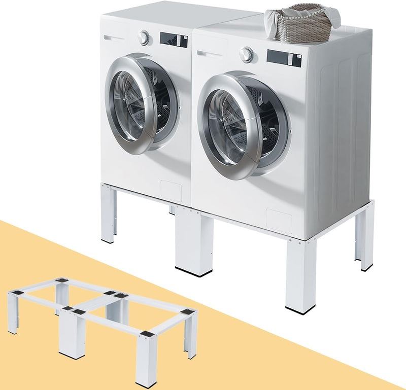 Support double à 2 niveaux pour machine à laver et sèche-linge | 126x54.5cm | max. 2x150kg