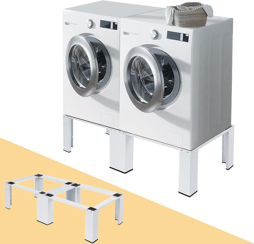 Base doble de 2 niveles para lavadora y secadora | 126x54.5 cm | máx. 2x150 kg