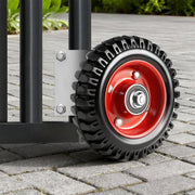 200mm heavy-duty gate roller, 150kg gate support roller for round tube 4–5.2 cm – garden gate & driveway gate accessory