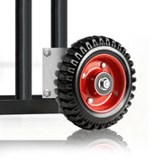 200mm heavy-duty gate wheel, 150kg gate support wheel for round tubes 4–5.2 cm – garden gate & driveway gate accessory