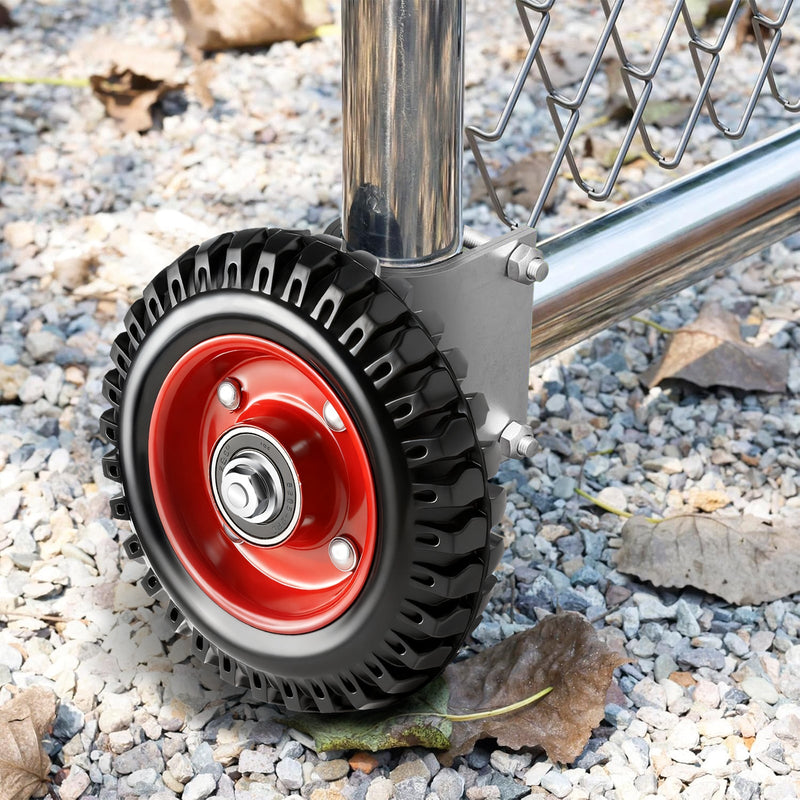 200mm heavy-duty gate wheel, 150kg gate support roller for round pipe 4–5.2 cm – garden gate & driveway gate accessories
