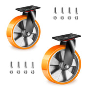 alt
2×125mm ruedas giratorias de alta carga con giro de 360° – silenciosas, maniobrables y estables para hogar, taller y estanterías
