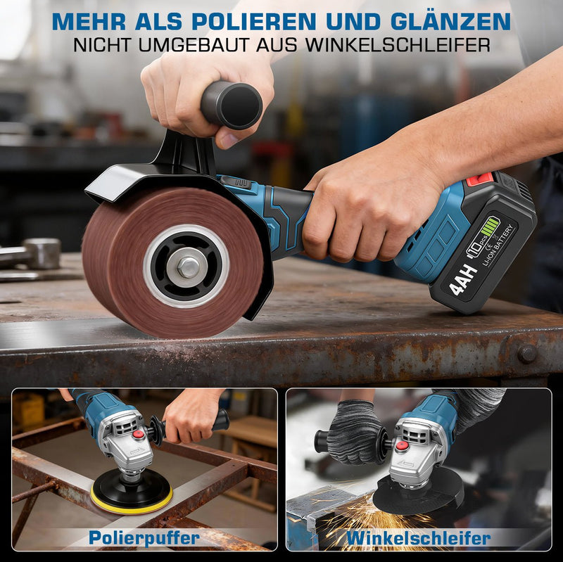 3-in-1 cordless satin finishing machine | smoothing, polishing & sanding with 1200W power