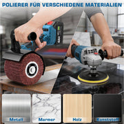 3-in-1 cordless satin finishing machine | Smoothing, polishing & sanding with 1200W power