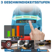 3-in-1 Cordless Satin Finishing Machine | Smooth, Polish & Sand with 1200W Power