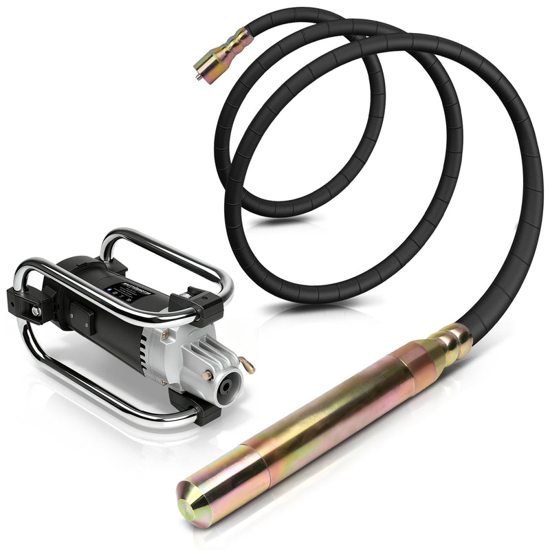 3200W betonvibrator med 50mm vibratorkant og 6m fleksibel aksel – professionel betonkompakter