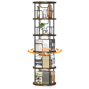 360° Rotating Bookcase, 5 Tiers – Space-Saving, Sturdy & Versatile
