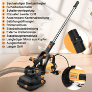 3800W Betonschleifer – Multifunktionale Schleifmaschine mit Staubabsaugung für Beton,Metall – Ergonomisch für Profi & DIY