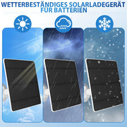 5W solarmodul til batteri-overvågningskameraer – udendørs solpanel IP65 med USB/USB-C/DC 3,5 mm til 5V WiFi-kamera