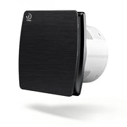 150mm exhaust fan with humidistat, quiet 95 m³/h bathroom fan, IPX4, with timer and backdraft damper for mold prevention