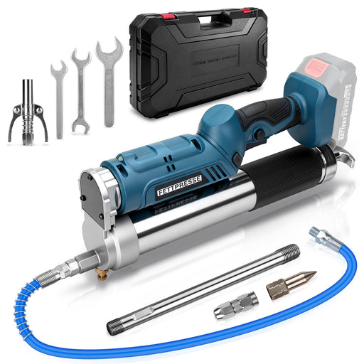 Accuvetspuit 12000 PSI hogedruk, 2-in-1 handgreep, LED, capaciteit 600 g, draadloos