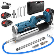 Accu-vetspuit 18 - 21V hogedruk 12000 PSI met LED, 2-in-1 handgreep en veelzijdige mondstukken voor machineonderhoud