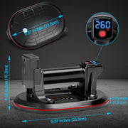 Battery vacuum lifter 260 kg with digital display & automatic pressure control