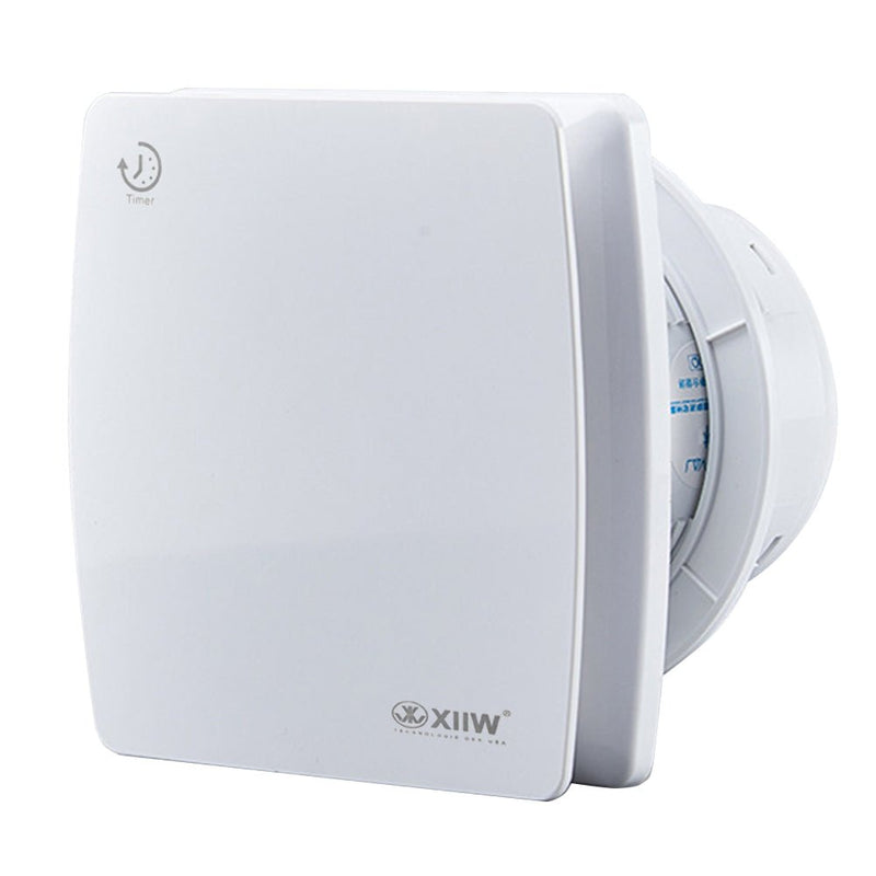 Ventilador de baño con posventilación de 0 - 30 minutos – ideal para baños, humedad y prevención de moho