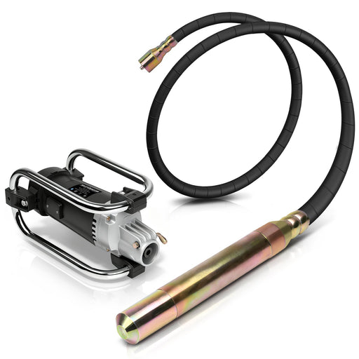 Betonvibrator 3200W – motor van puur koper, kop van 50 mm, 4 m flexibele as, 30 min continu gebruik