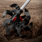Tiller attachment for brush cutter 26mm 9-tooth garden tiller cultivator soil loosener with manganese blades for petrol grass trimmer garden