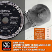 Diamond cutting disc & core drill set – professional tile setter tool 125mm