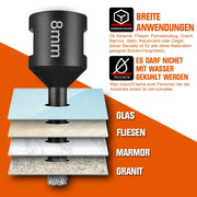 Diamond cutting disc & core drill set – professional tiler tool 125mm