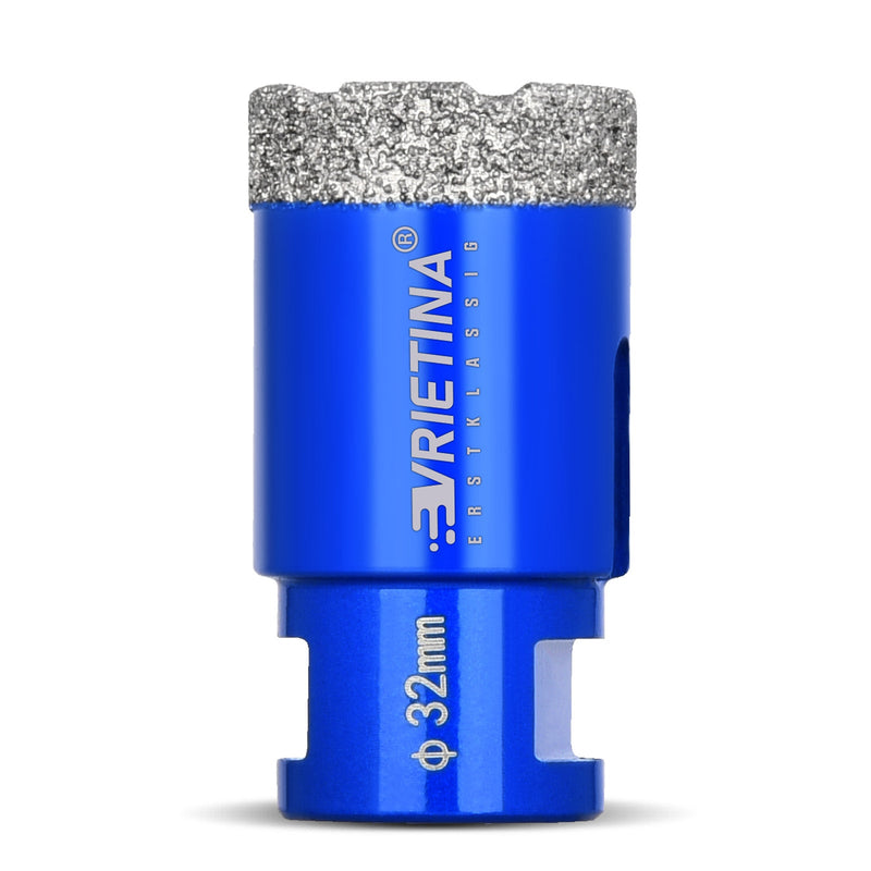 Trapano a secco diamantato M14 – 16–150 mm per piastrelle, granito e gres porcellanato – 23 misure