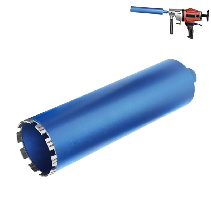 Diamond core drill bit with 10 mm turbo segment | 1 ¼ UNC mount | usable length 415 mm | Ø 52 mm - Ø 200 mm |