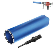 Diamond core bit with 10 mm turbo segment | 1 ¼ UNC mount | Working length 415 mm | Ø 52 mm - Ø 200 mm |