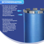 alt
Diamond core drill bit with 10 mm turbo segment | 1 ¼ UNC mount | Usable length 415 mm | Ø 52 mm - Ø 200 mm |