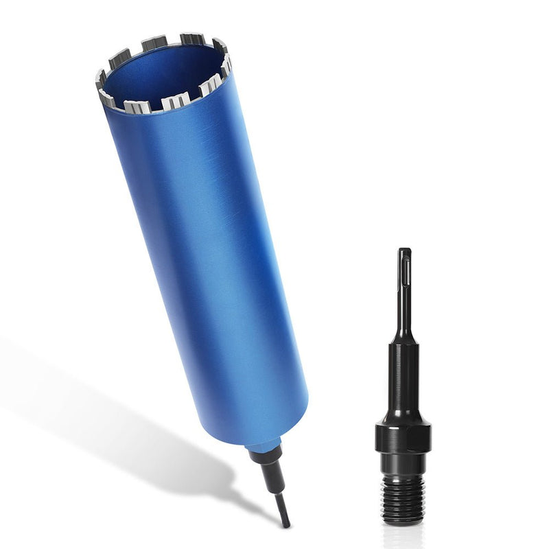 Diamond core drill bit with 10 mm turbo segment | 1 ¼ UNC mount | usable length 415 mm | Ø 52 mm - Ø 200 mm |