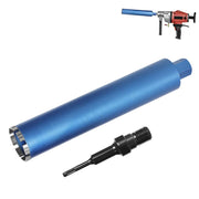 alt
Diamond core drill bit with 10 mm turbo segment | 1 ¼ UNC mount | usable length 415 mm | Ø 52 mm - Ø 200 mm |