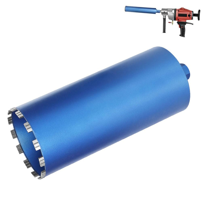 Diamond core drill bit with 10 mm turbo segment | 1 ¼ UNC mount | usable length 415 mm | Ø 52 mm - Ø 200 mm |