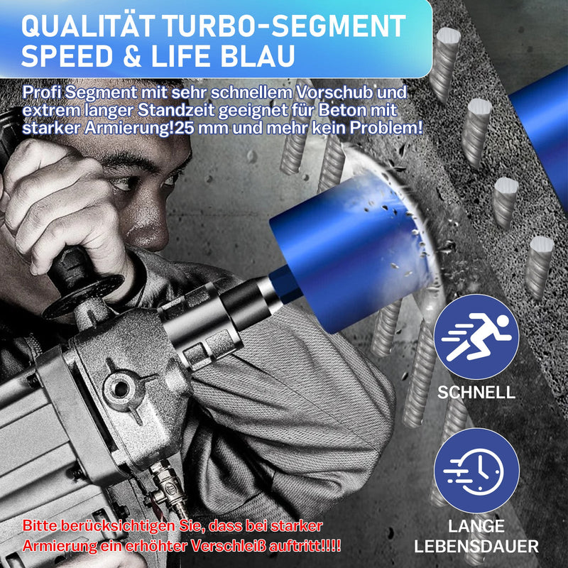 alt
Diamond core bit with 10 mm turbo segment | 1 ¼ UNC mount | usable length 415 mm | Ø 52 mm - Ø 200 mm |