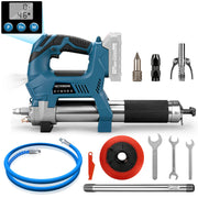 Digitale accu-vetspuit voor 18V-accu's | 15000 PSI, met mengteller | Profi-set als solo-apparaat in koffer