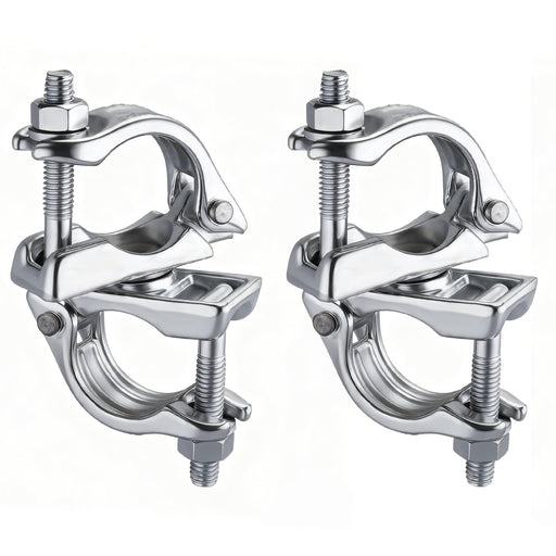 Drehkupplung Gerüst 4er Set – 360° Rohrkupplung für 45 - 50mm Gerüstrohre, Verzinkt, Robust & Korrosionsbeständig