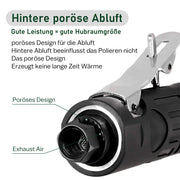 Paineilmahiontin 25000 r/min – ilmahiomakone metallille ja puulle – 1/4" liitäntä, 3–6 mm istukka