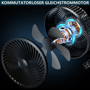 Grow circulation fan 320 CFM – quiet clip fan with EC motor, 10 speeds, oscillation, IP44