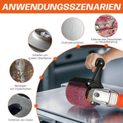 Højkvalitets sliberullebørste med aluminiumoxid – professionel overfladebehandling til metal, træ og sten