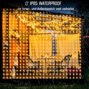 Slimme gordijnlampjes – 300 leds, 3×3 m, 16 miljoen kleuren, app & afstandsbediening