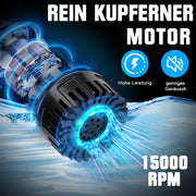 Sladdlös batteridriven regntunnspump – vattenöverföringspump 50 l/min, 10 m lyfthöjd, bärbar 18V-pump