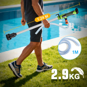 Sladdlös batteridriven regntunnspump – vattenöverföringspump 50 L/min, 10 m lyfthöjd, bärbar 18V-pump