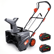 sladdlös 1500W batteridriven snöslunga, 46 cm bredd, 6 m kastlängd, IPX4