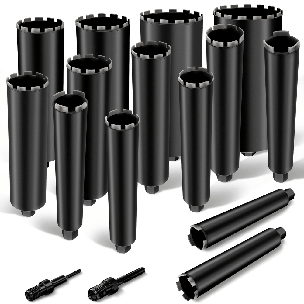 Diamant-kernboor voor gewapend beton – nat boren, trapkroon, Ø25 mm+ staal, 460 mm