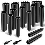 Diamond core drill for reinforced concrete – wet drilling, step core bit, Ø25 mm+ steel, 460 mm