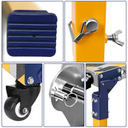 Multi-functional work platform with 500 kg load capacity – height-adjustable, mobile, and versatile