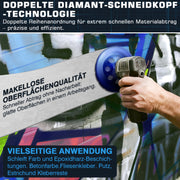 Premium Diamant - Turboschleifscheibe 100 mm mit 20 mm Bohrung für Winkelschleifer