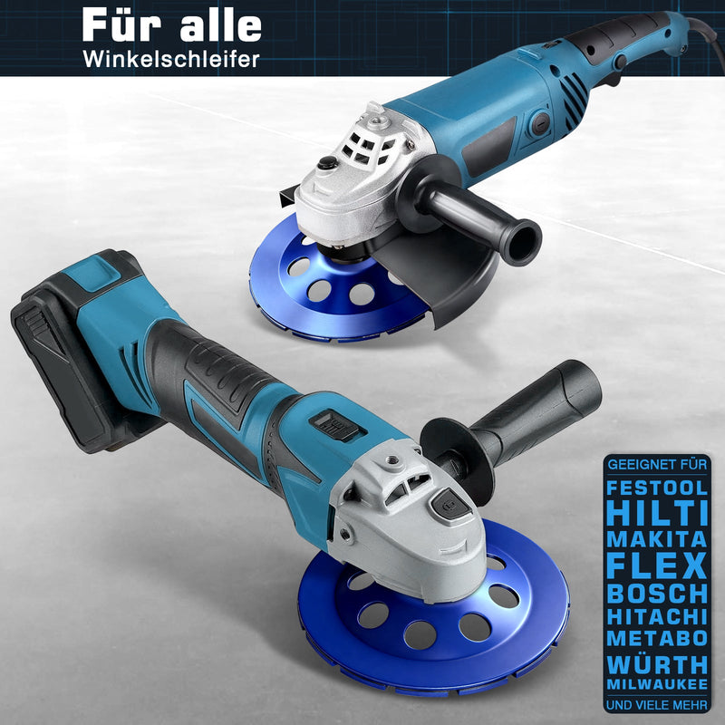 Premium Diamant - Turboschleifscheibe 180 mm mit 22,23 mm Bohrung für Winkelschleifer