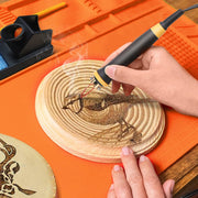 alt
Professional pyrography machine with digital control, 33 pen tips, for wood, leather and craft projects – precision and versatility
