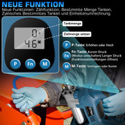 Professionel batteridrevet fedtpresse 15000 PSI med digital mængdetæller | komplet sæt inkl. 2 batterier & kuffert