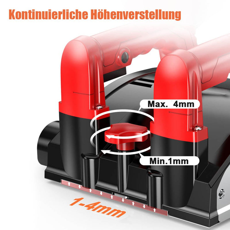 Profi Betonfräse & Sanierungsfräse 1600W | mit Drehzahlregelung | für Putz, Kleber & Beton